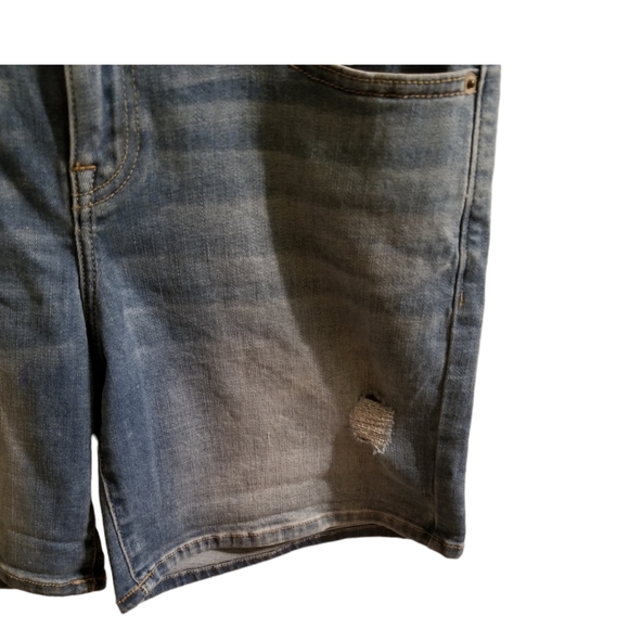 Lucky Brand Women's 29 The Roll Up Jean Shorts Blue NEW - Picture 4 of 8